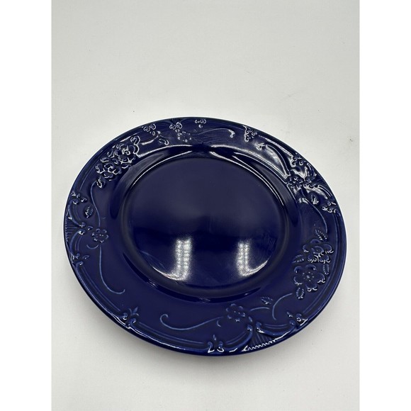 RARE & BEAUTIFUL COBALT CUP SAUCER Plate WBACH WAECHTERSBACH ANGELICA PATTERN - Picture 7 of 9